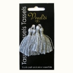 Vivaldi - Ribtex - Tassels 5cm Slate Grey 4pcs